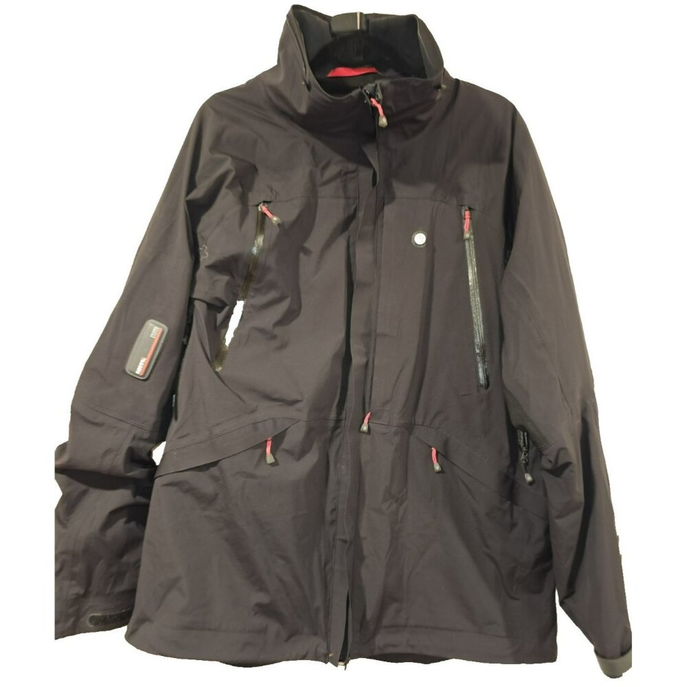 Victorinox Swiss Army RECCO Avalance Rescue Reflector Jacket Men's XL Black RARE